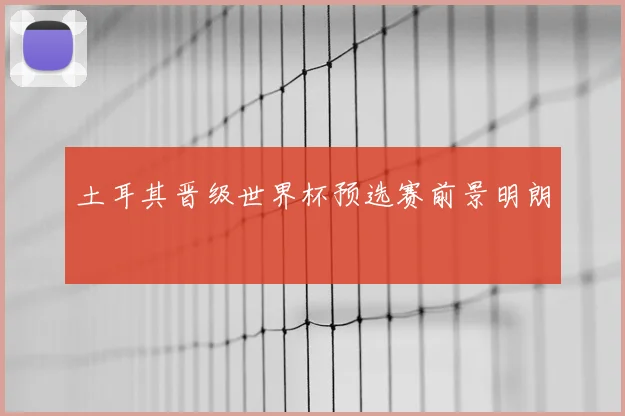 土耳其晋级世界杯预选赛前景明朗