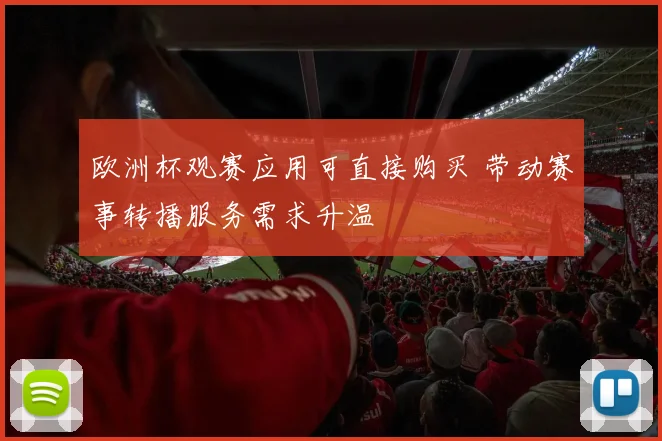 欧洲杯观赛应用可直接购买 带动赛事转播服务需求升温